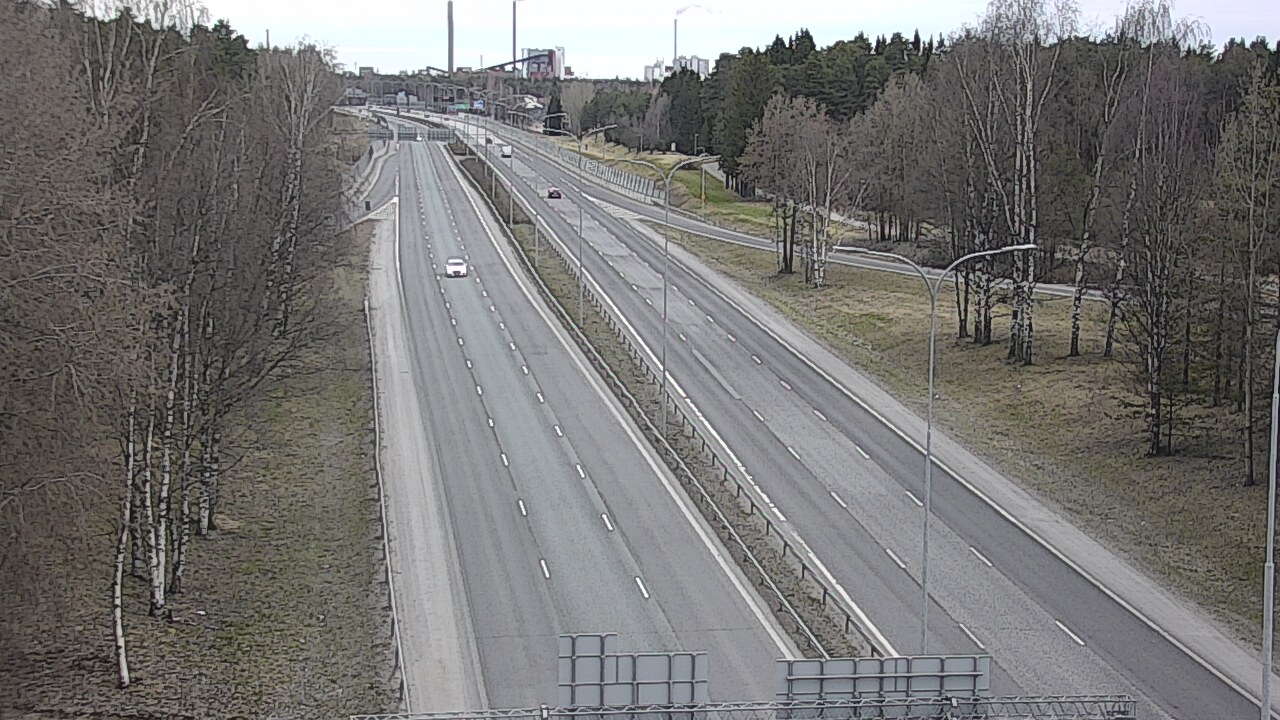Weather Camera Image Road 4 Oulu, Kontinkangas, Oulu, Pohjois-Pohjanmaa
