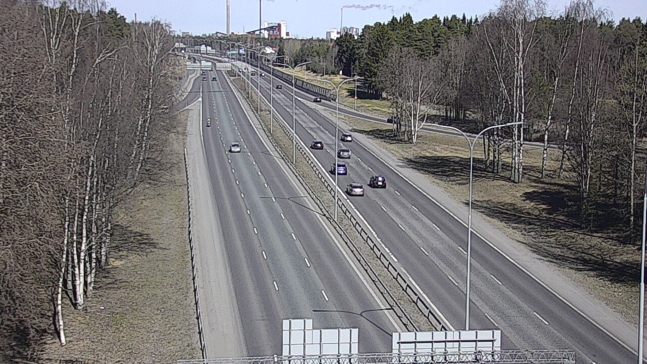 Kelikamerat Kuva Tie 4 Oulu, Kontinkangas, Oulu, Pohjois-Pohjanmaa