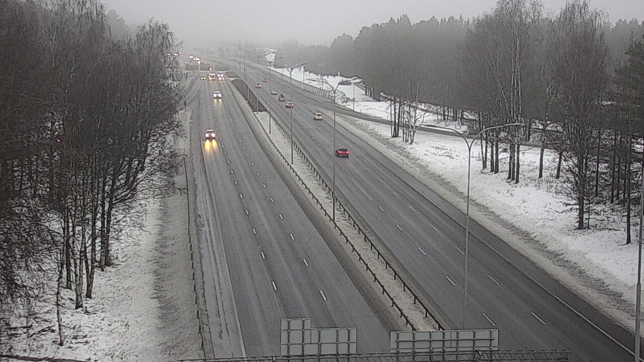 Weather Camera Image Road 4 Oulu, Kontinkangas, Oulu, Pohjois-Pohjanmaa