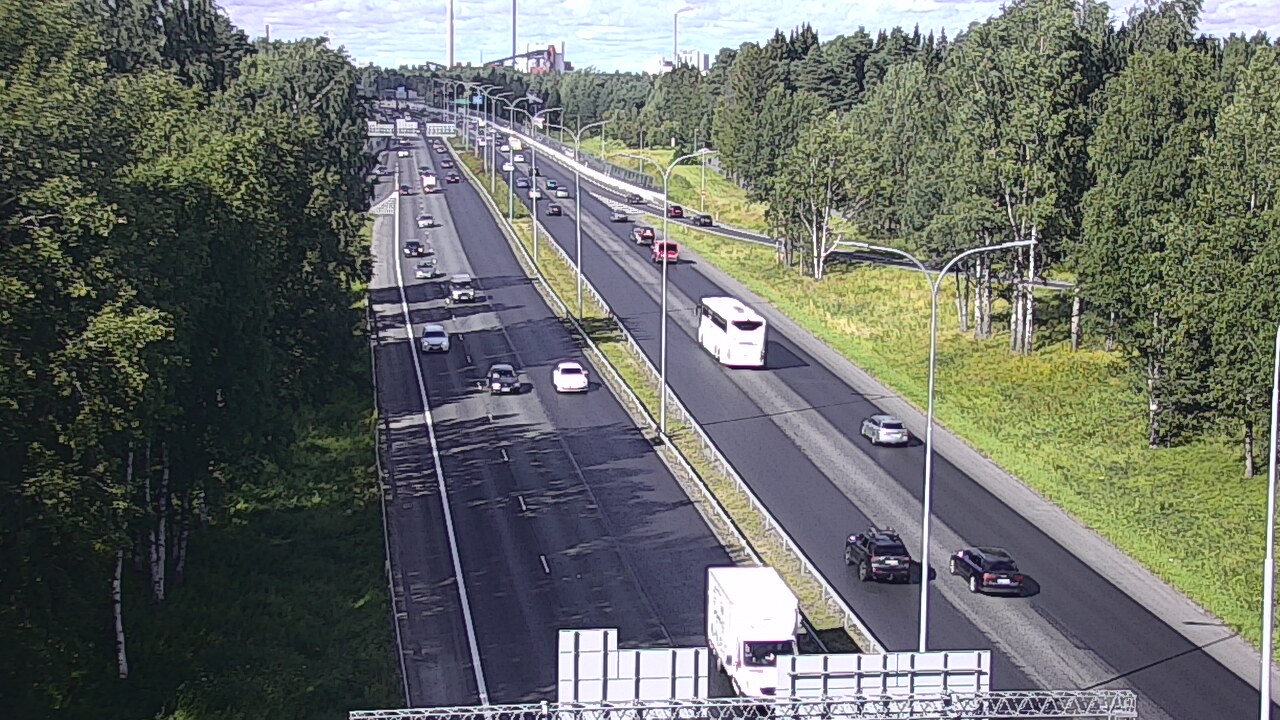 Kelikamerat Kuva Tie 4 Oulu, Kontinkangas, Oulu, Pohjois-Pohjanmaa