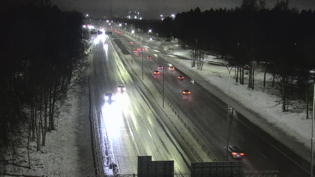 Weather Camera Image Road 4 Oulu, Kontinkangas, Oulu, Pohjois-Pohjanmaa