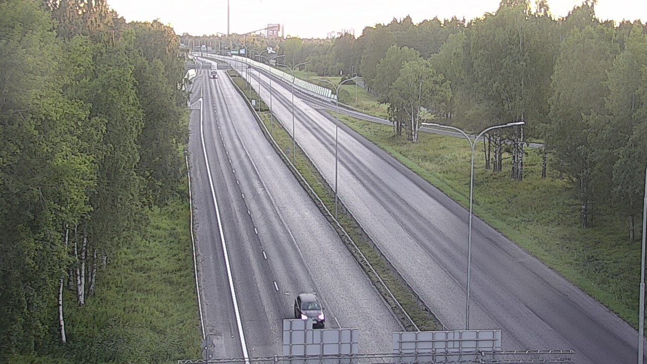 Kelikamerat Kuva Tie 4 Oulu, Kontinkangas, Oulu, Pohjois-Pohjanmaa