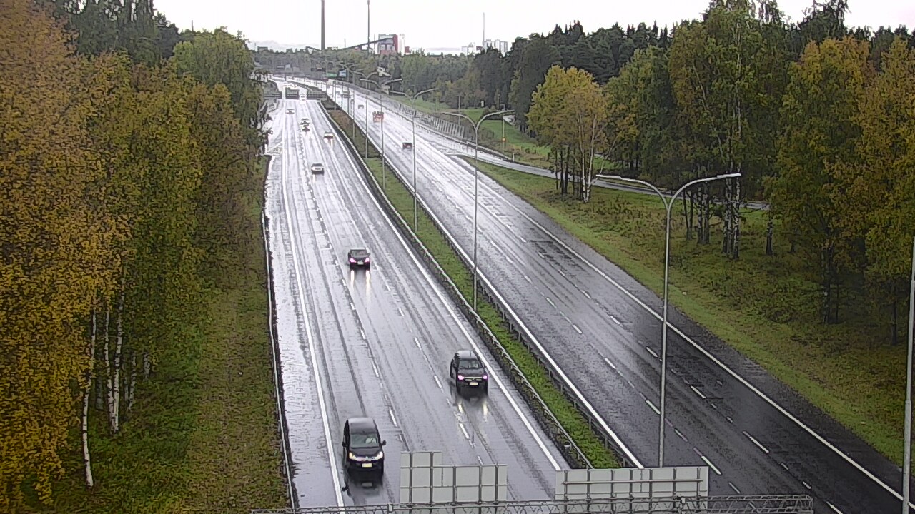 Weather Camera Image Road 4 Oulu, Kontinkangas, Oulu, Pohjois-Pohjanmaa
