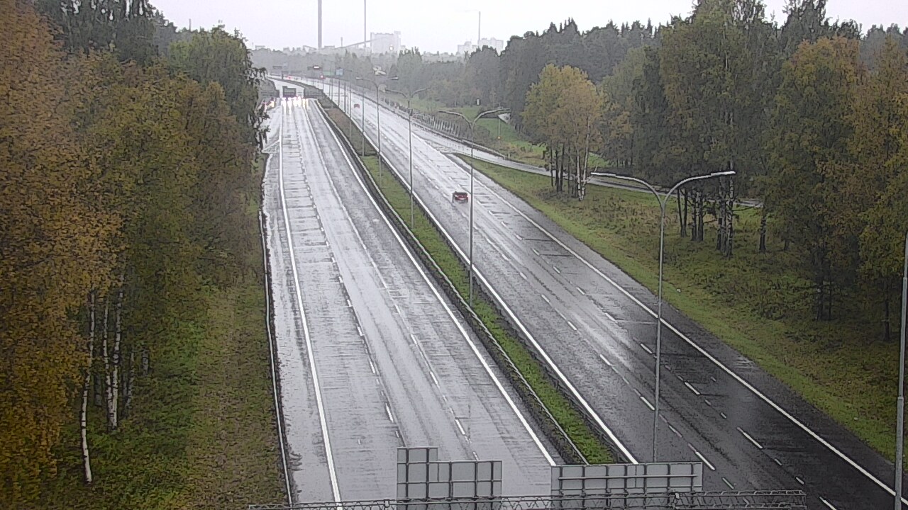 Weather Camera Image Väg 4 Uleåborg, Kontinkangas, Oulu, Pohjois-Pohjanmaa