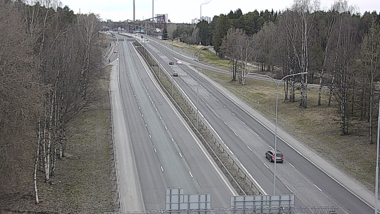 Weather Camera Image Road 4 Oulu, Kontinkangas, Oulu, Pohjois-Pohjanmaa
