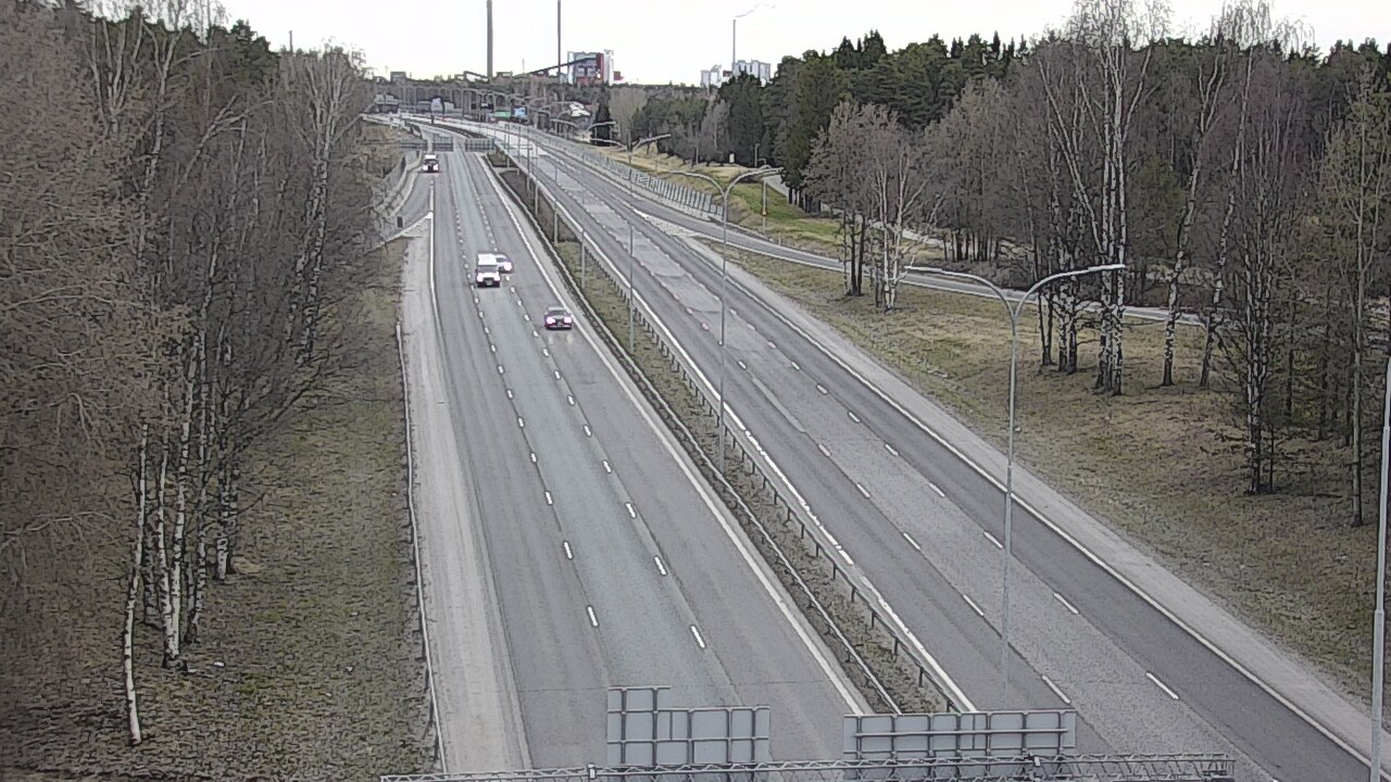 Weather Camera Image Road 4 Oulu, Kontinkangas, Oulu, Pohjois-Pohjanmaa