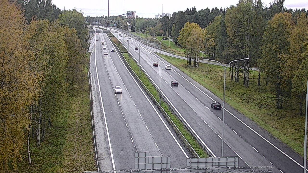 Weather Camera Image Road 4 Oulu, Kontinkangas, Oulu, Pohjois-Pohjanmaa