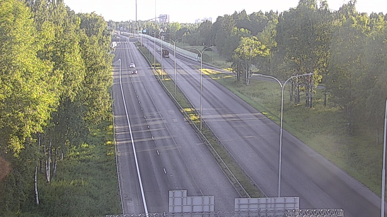 Weather Camera Image Road 4 Oulu, Kontinkangas, Oulu, Pohjois-Pohjanmaa