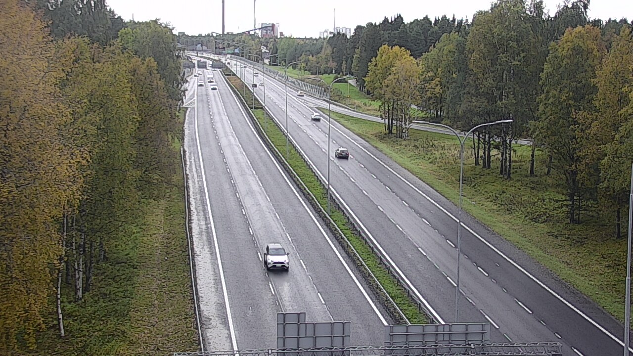 Weather Camera Image Road 4 Oulu, Kontinkangas, Oulu, Pohjois-Pohjanmaa