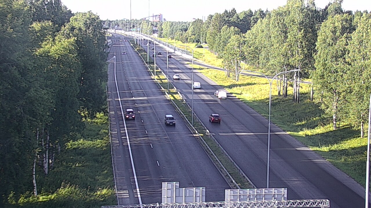 Kelikamerat Kuva Tie 4 Oulu, Kontinkangas, Oulu, Pohjois-Pohjanmaa