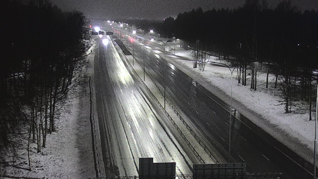 Weather Camera Image Road 4 Oulu, Kontinkangas, Oulu, Pohjois-Pohjanmaa