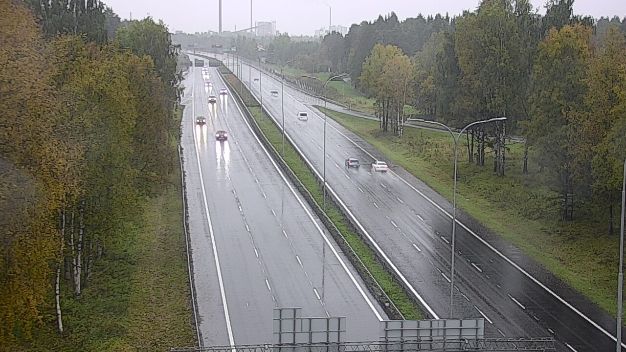 Weather Camera Image Road 4 Oulu, Kontinkangas, Oulu, Pohjois-Pohjanmaa