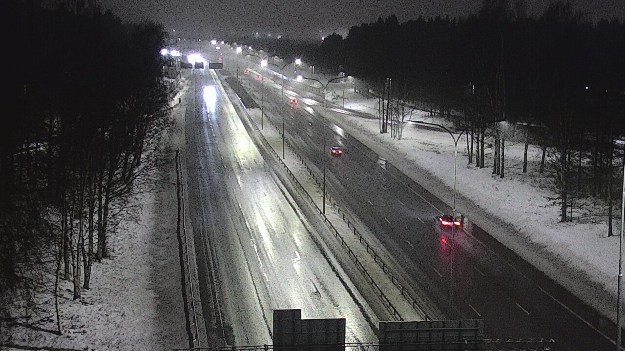 Weather Camera Image Road 4 Oulu, Kontinkangas, Oulu, Pohjois-Pohjanmaa