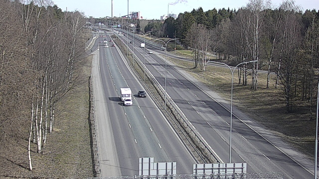 Kelikamerat Kuva Tie 4 Oulu, Kontinkangas, Oulu, Pohjois-Pohjanmaa