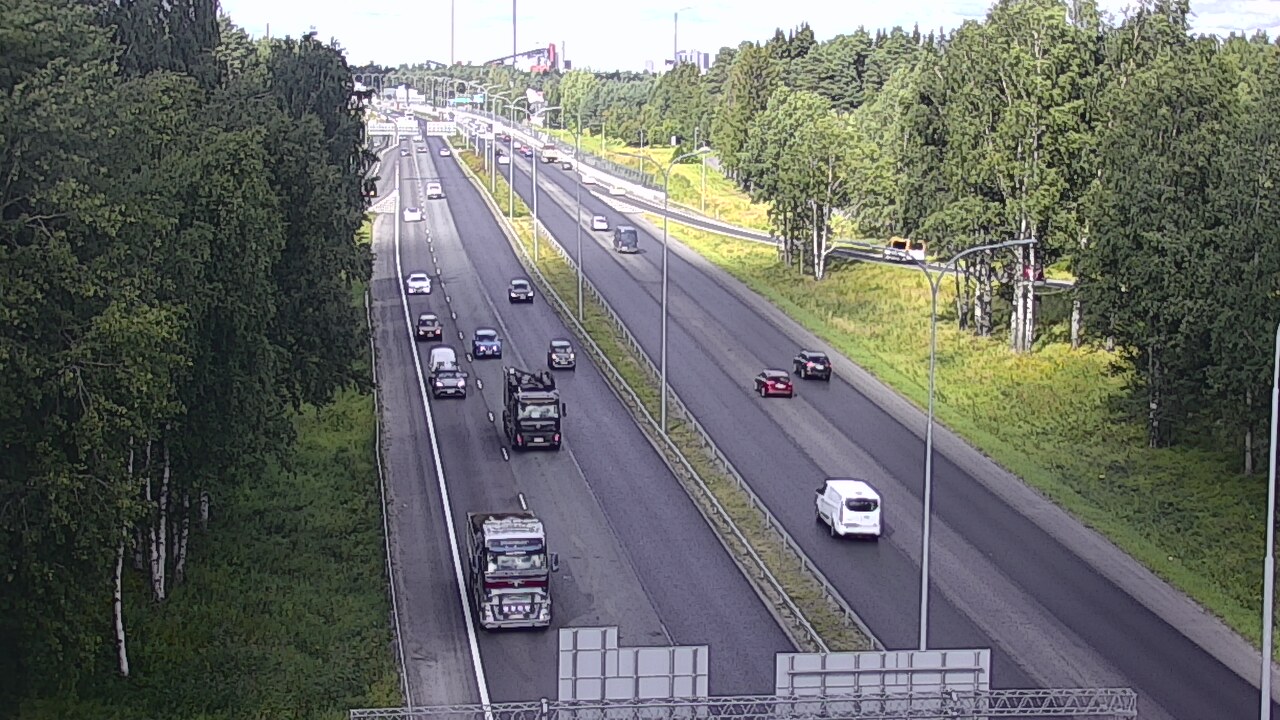 Kelikamerat Kuva Tie 4 Oulu, Kontinkangas, Oulu, Pohjois-Pohjanmaa