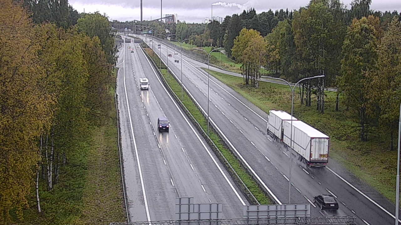 Weather Camera Image Road 4 Oulu, Kontinkangas, Oulu, Pohjois-Pohjanmaa