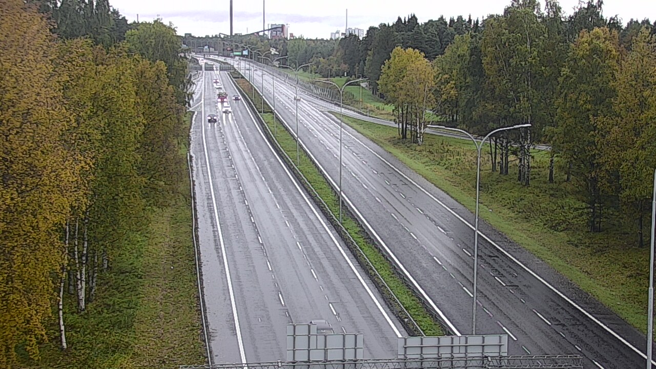 Weather Camera Image Road 4 Oulu, Kontinkangas, Oulu, Pohjois-Pohjanmaa