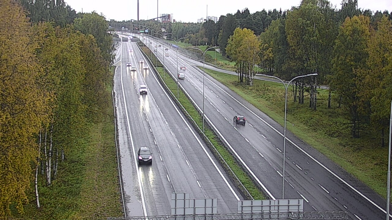 Weather Camera Image Road 4 Oulu, Kontinkangas, Oulu, Pohjois-Pohjanmaa