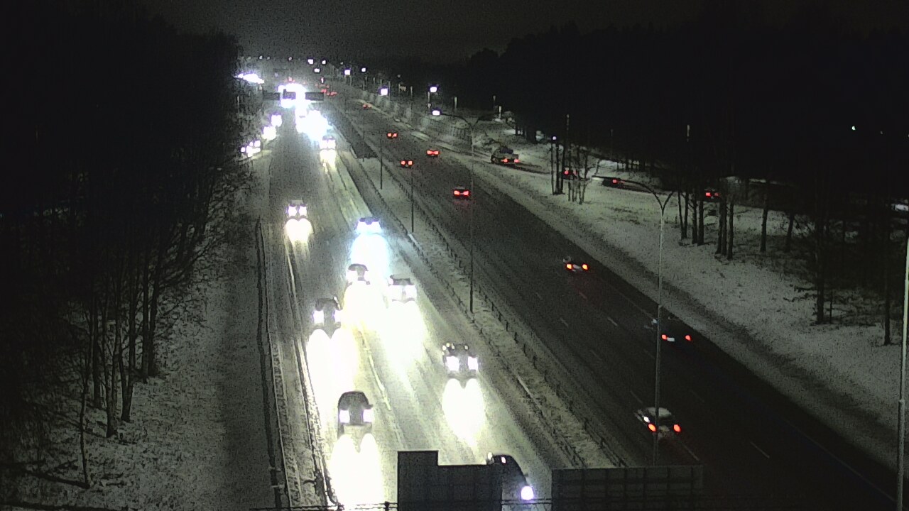 Weather Camera Image Road 4 Oulu, Kontinkangas, Oulu, Pohjois-Pohjanmaa