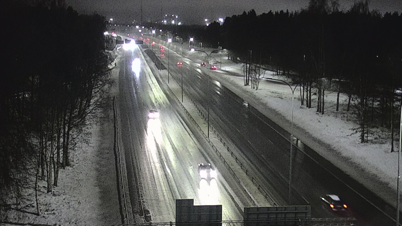 Weather Camera Image Road 4 Oulu, Kontinkangas, Oulu, Pohjois-Pohjanmaa