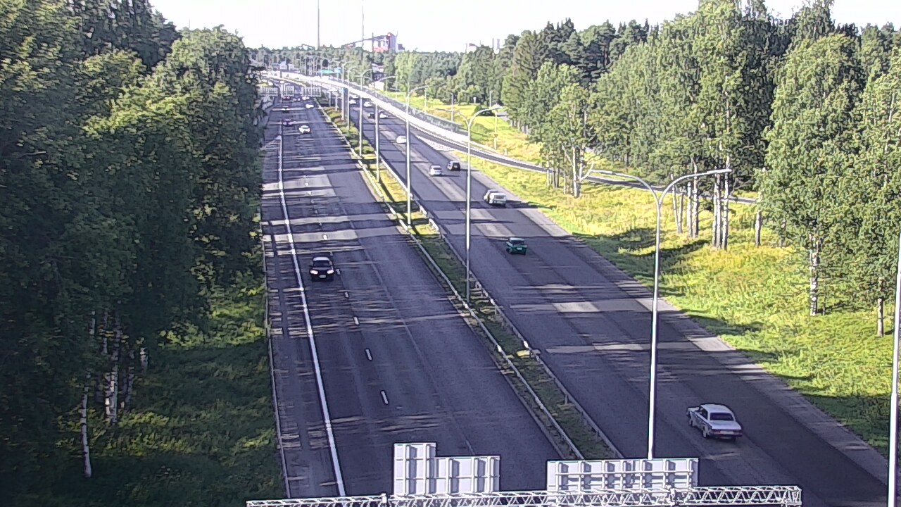 Kelikamerat Kuva Tie 4 Oulu, Kontinkangas, Oulu, Pohjois-Pohjanmaa