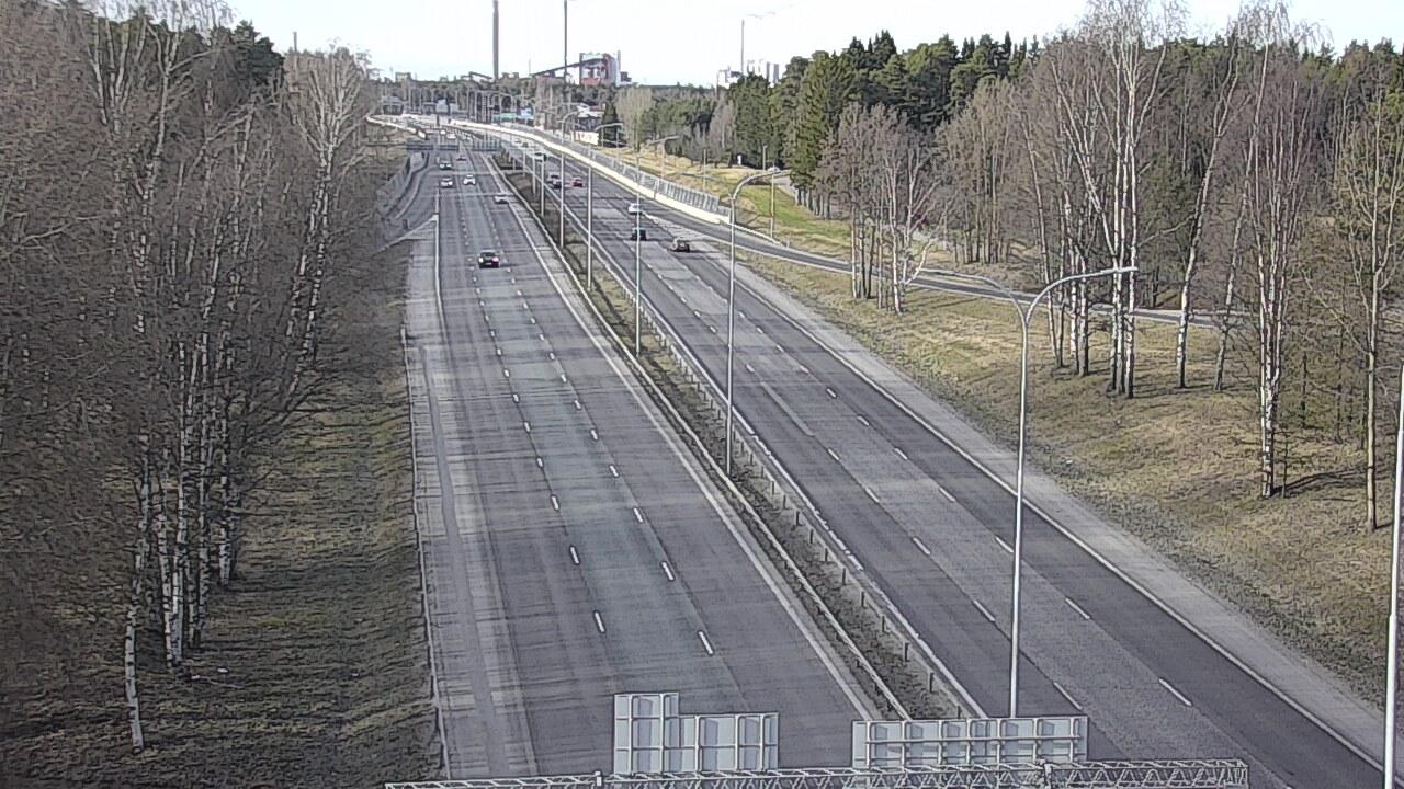 Kelikamerat Kuva Tie 4 Oulu, Kontinkangas, Oulu, Pohjois-Pohjanmaa