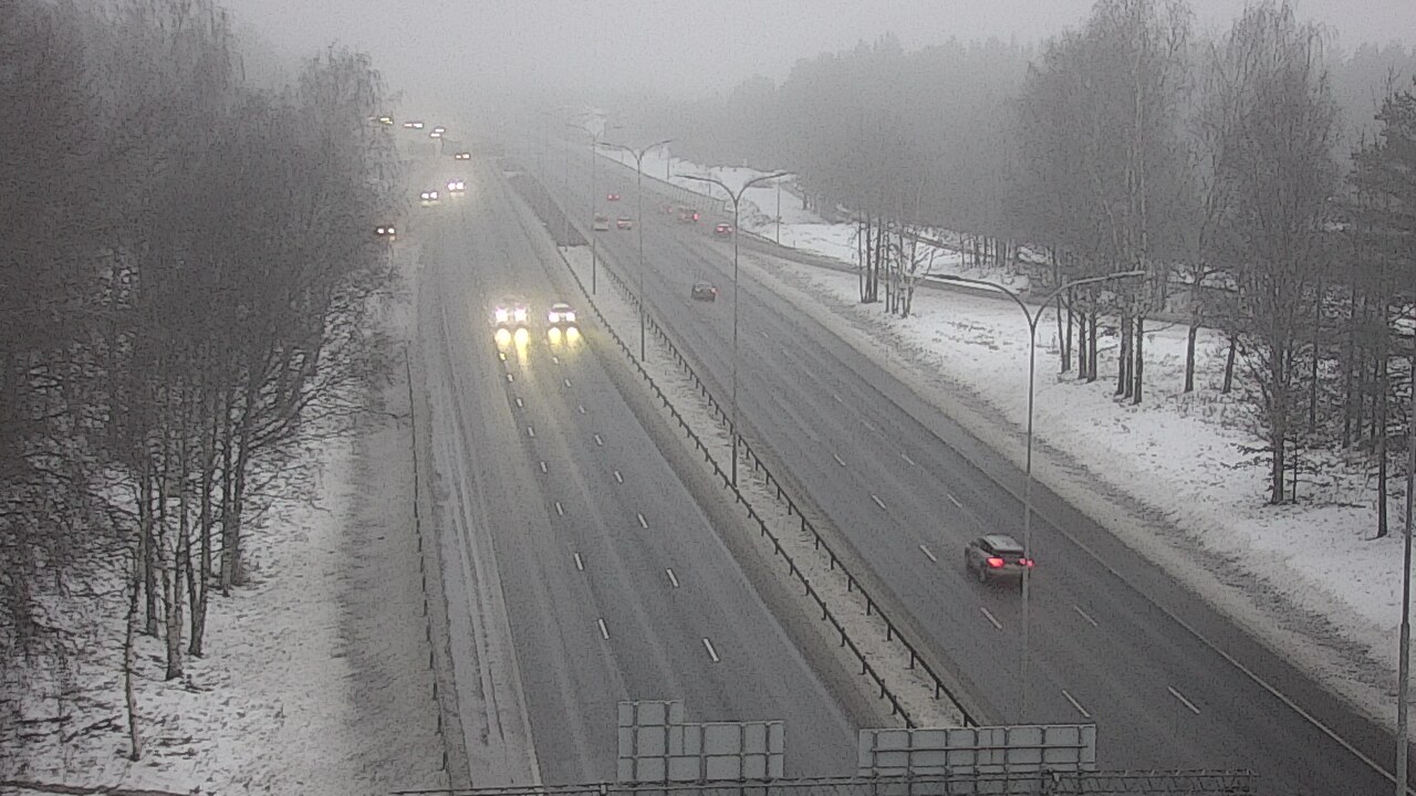 Weather Camera Image Road 4 Oulu, Kontinkangas, Oulu, Pohjois-Pohjanmaa