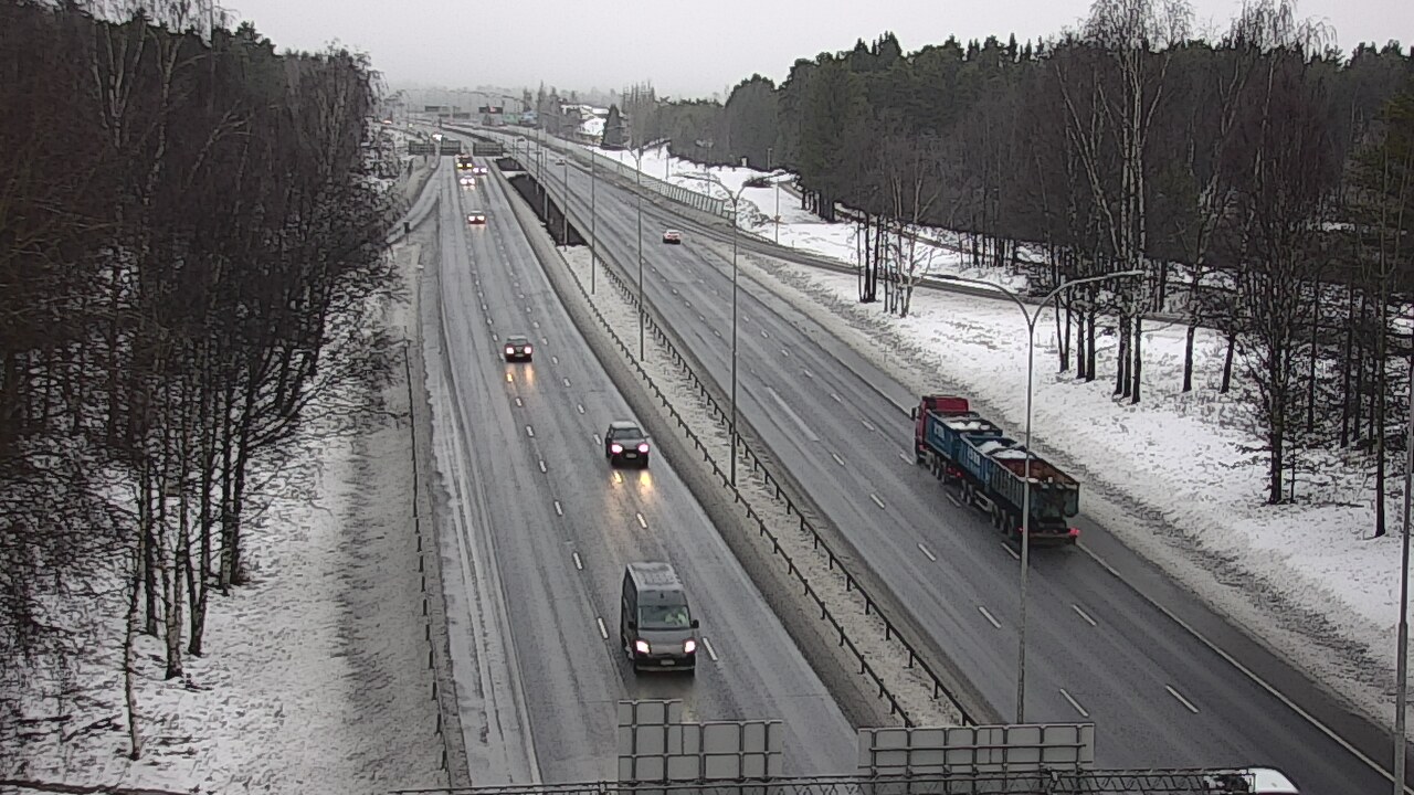 Weather Camera Image Road 4 Oulu, Kontinkangas, Oulu, Pohjois-Pohjanmaa