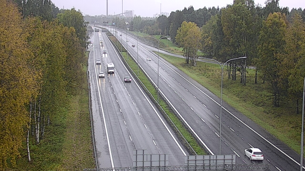 Weather Camera Image Road 4 Oulu, Kontinkangas, Oulu, Pohjois-Pohjanmaa