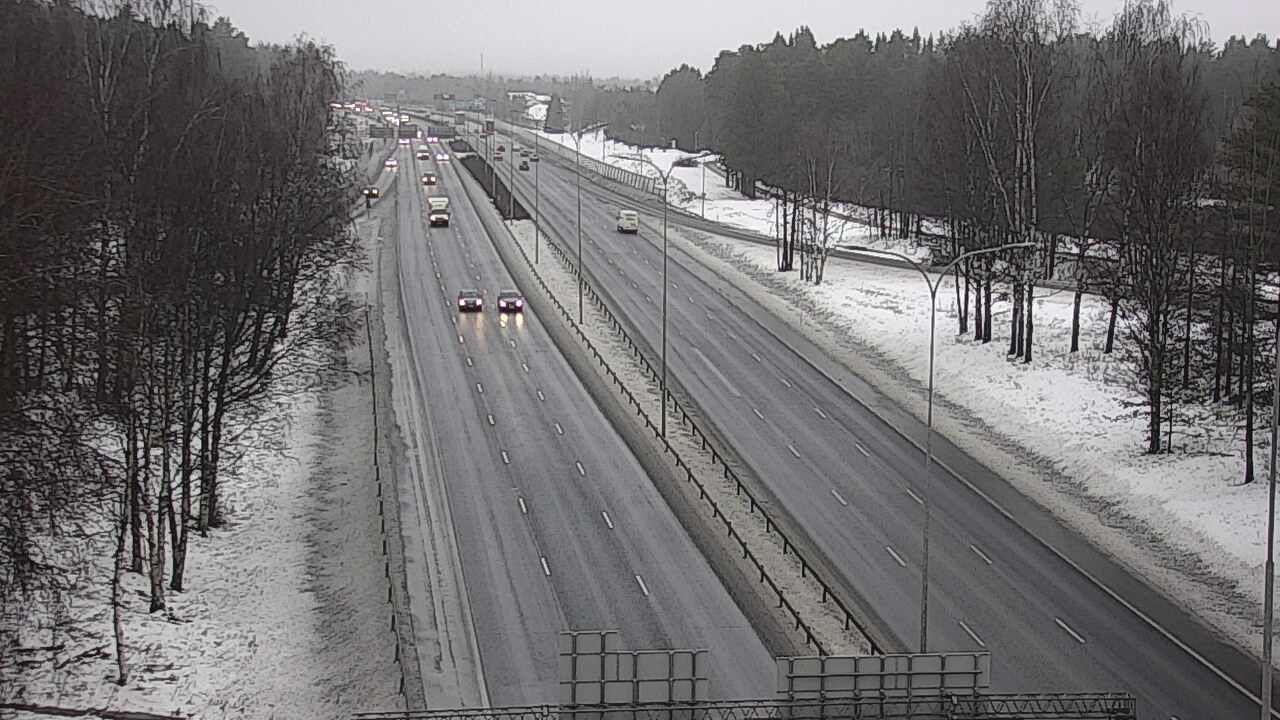 Weather Camera Image Road 4 Oulu, Kontinkangas, Oulu, Pohjois-Pohjanmaa