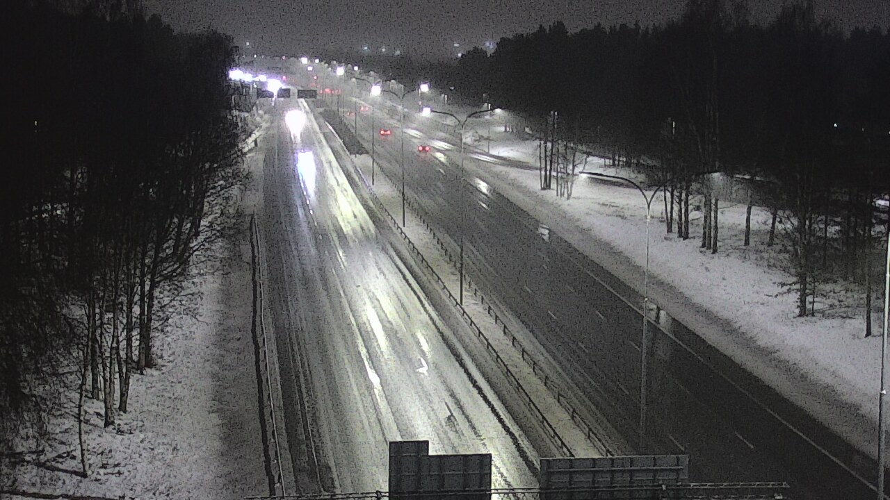 Weather Camera Image Road 4 Oulu, Kontinkangas, Oulu, Pohjois-Pohjanmaa