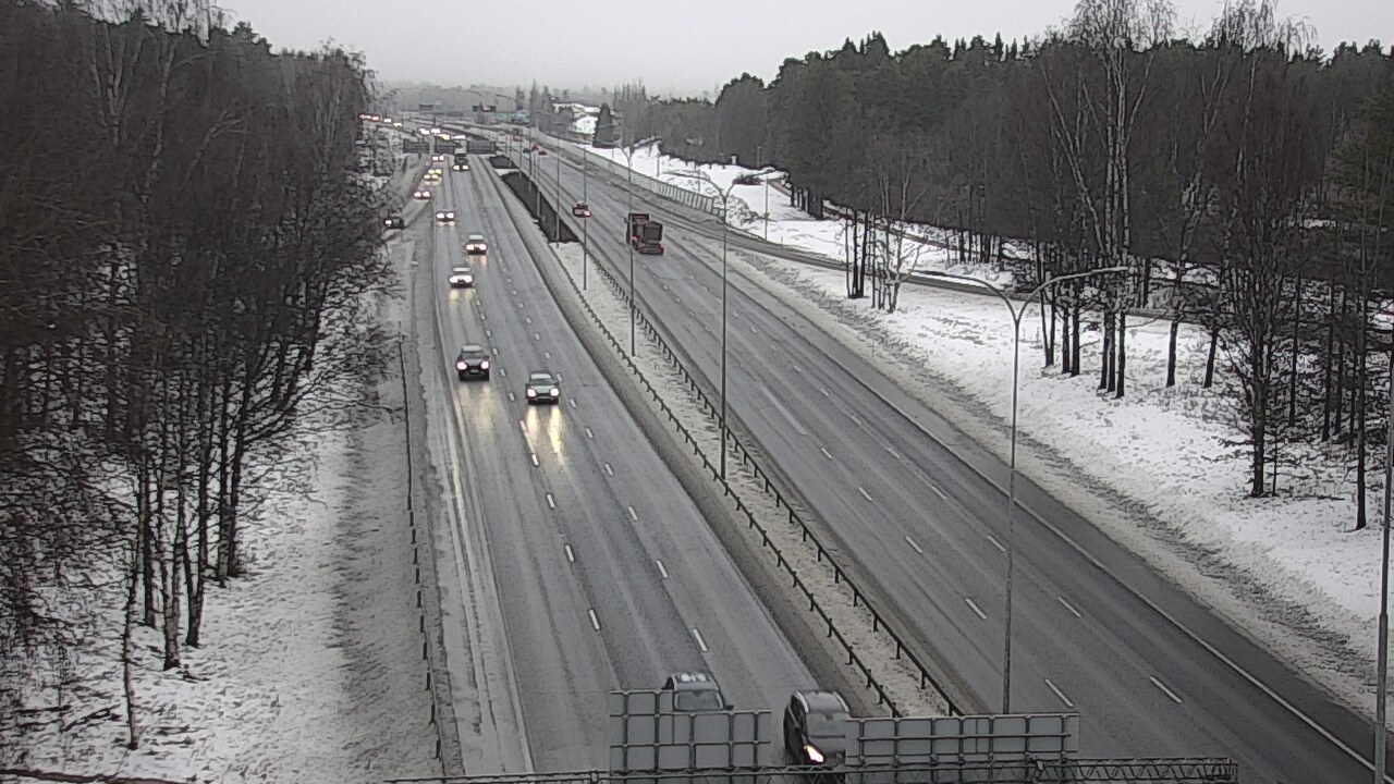 Weather Camera Image Road 4 Oulu, Kontinkangas, Oulu, Pohjois-Pohjanmaa