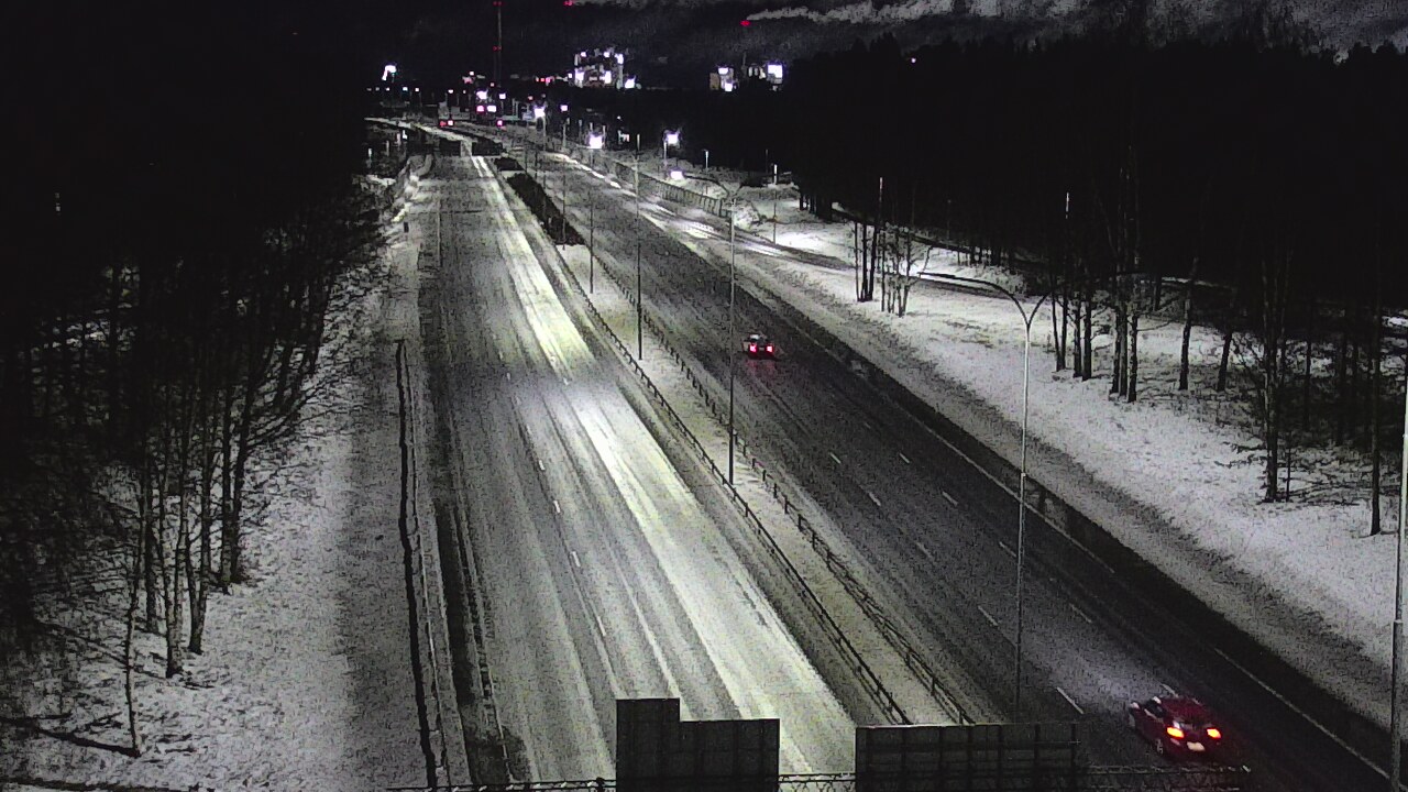 Weather Camera Image Road 4 Oulu, Kontinkangas, Oulu, Pohjois-Pohjanmaa