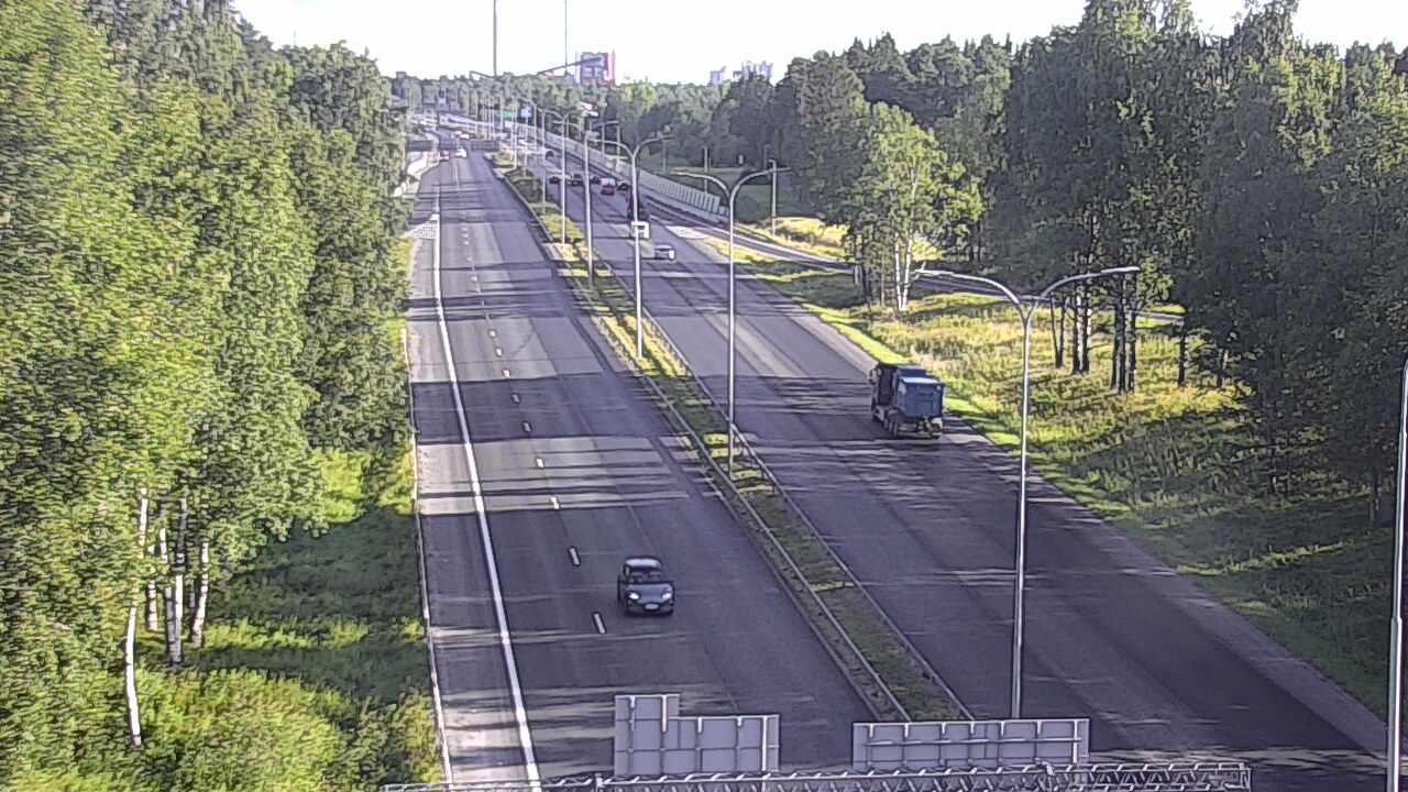 Weather Camera Image Road 4 Oulu, Kontinkangas, Oulu, Pohjois-Pohjanmaa
