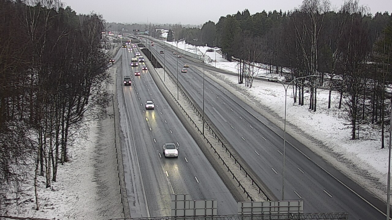 Weather Camera Image Road 4 Oulu, Kontinkangas, Oulu, Pohjois-Pohjanmaa