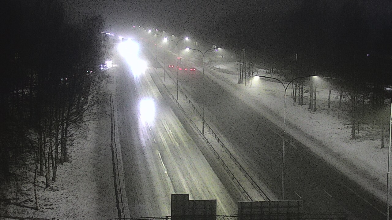 Weather Camera Image Road 4 Oulu, Kontinkangas, Oulu, Pohjois-Pohjanmaa