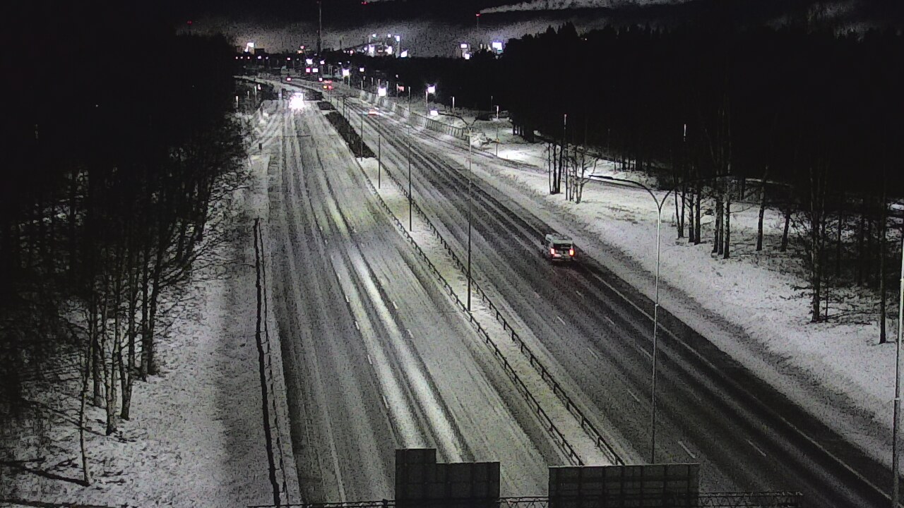 Weather Camera Image Road 4 Oulu, Kontinkangas, Oulu, Pohjois-Pohjanmaa