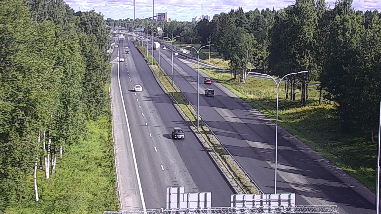 Kelikamerat Kuva Tie 4 Oulu, Kontinkangas, Oulu, Pohjois-Pohjanmaa