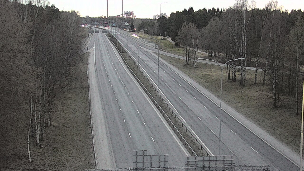 Weather Camera Image Väg 4 Uleåborg, Kontinkangas, Oulu, Pohjois-Pohjanmaa