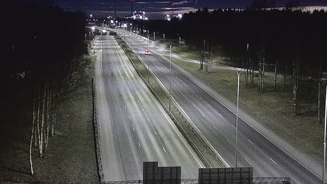 Weather Camera Image Road 4 Oulu, Kontinkangas, Oulu, Pohjois-Pohjanmaa
