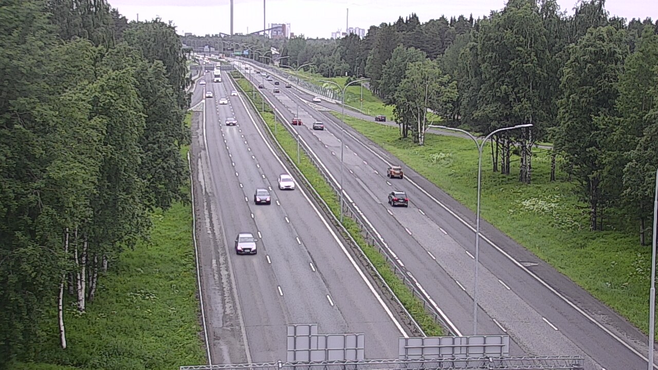 Kelikamerat Kuva Tie 4 Oulu, Kontinkangas, Oulu, Pohjois-Pohjanmaa