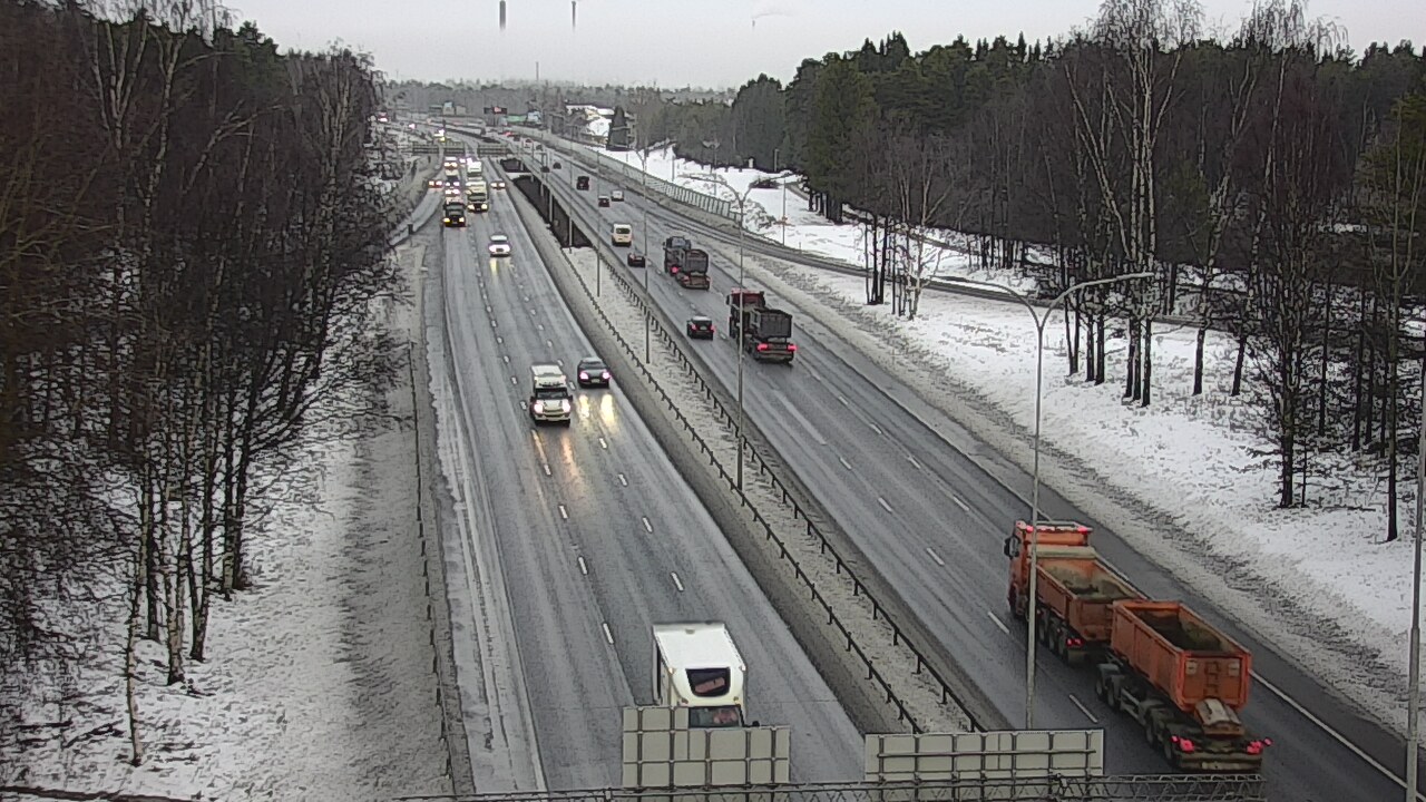 Weather Camera Image Road 4 Oulu, Kontinkangas, Oulu, Pohjois-Pohjanmaa