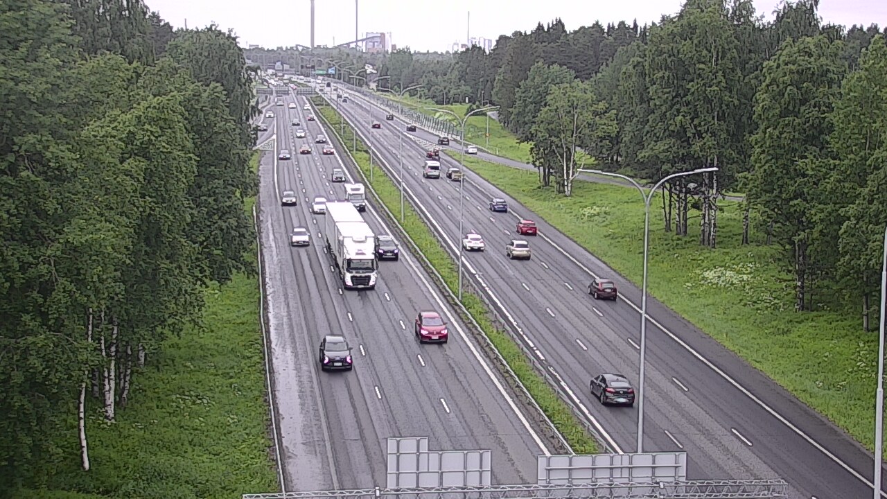 Kelikamerat Kuva Tie 4 Oulu, Kontinkangas, Oulu, Pohjois-Pohjanmaa