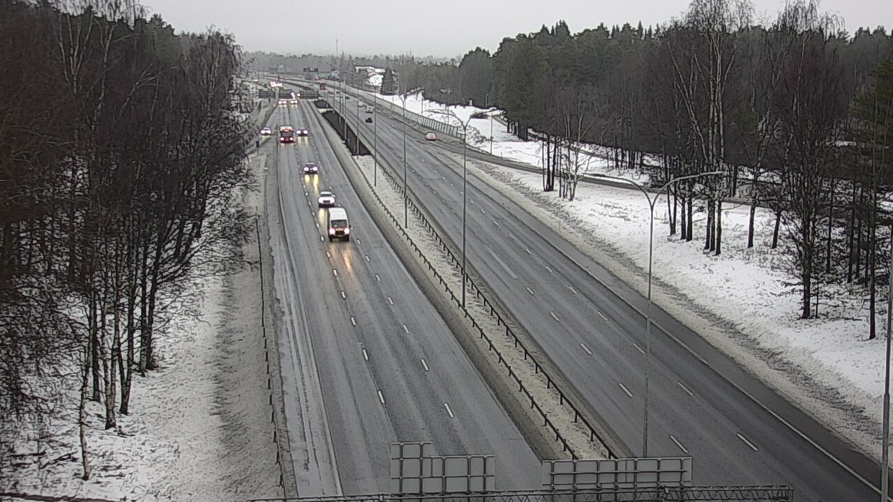 Weather Camera Image Road 4 Oulu, Kontinkangas, Oulu, Pohjois-Pohjanmaa