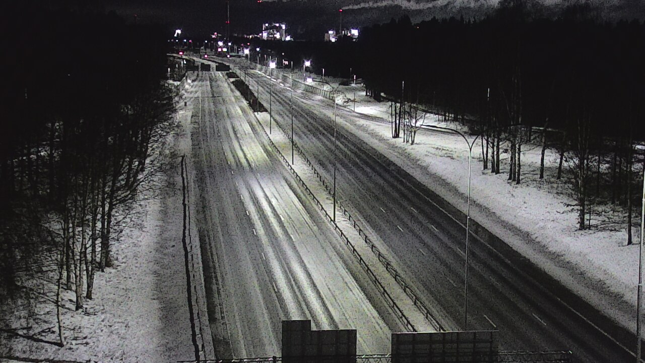 Weather Camera Image Road 4 Oulu, Kontinkangas, Oulu, Pohjois-Pohjanmaa