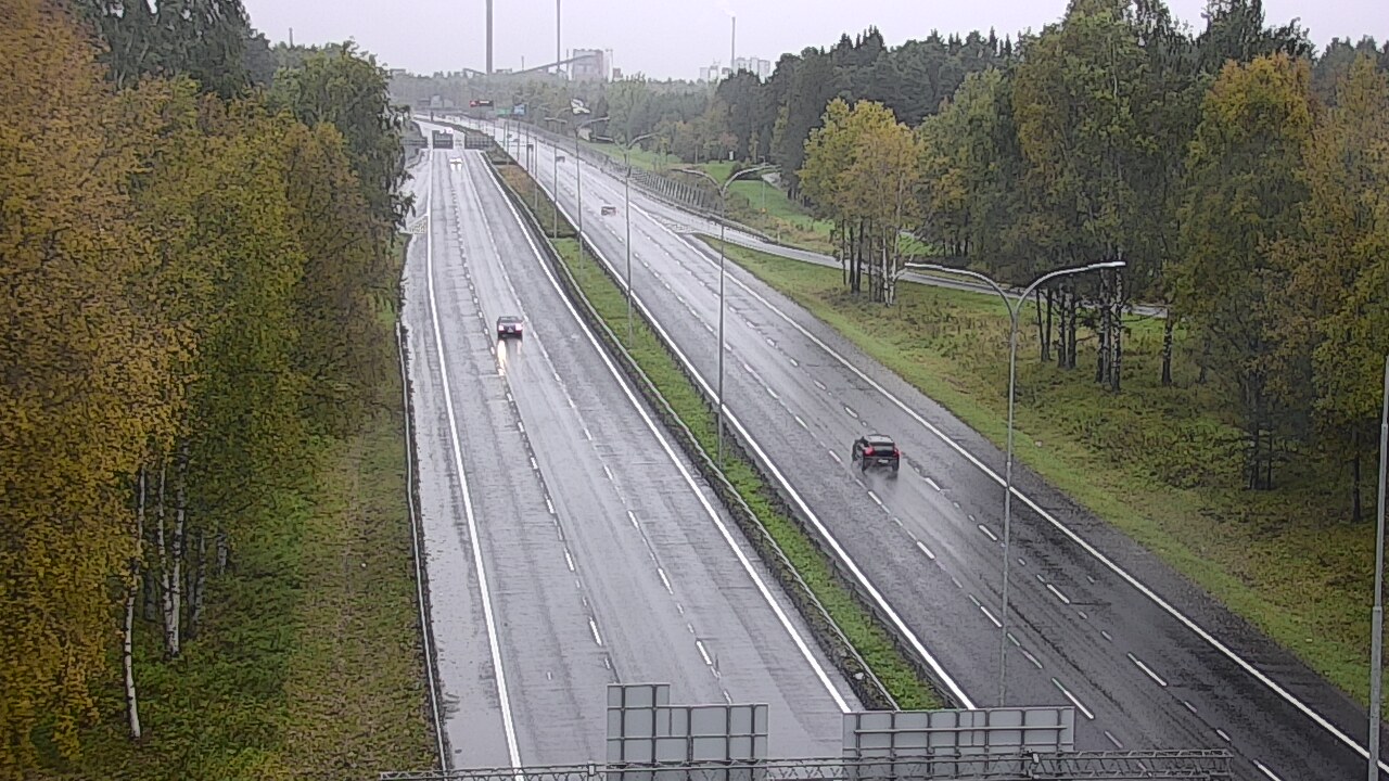 Weather Camera Image Road 4 Oulu, Kontinkangas, Oulu, Pohjois-Pohjanmaa