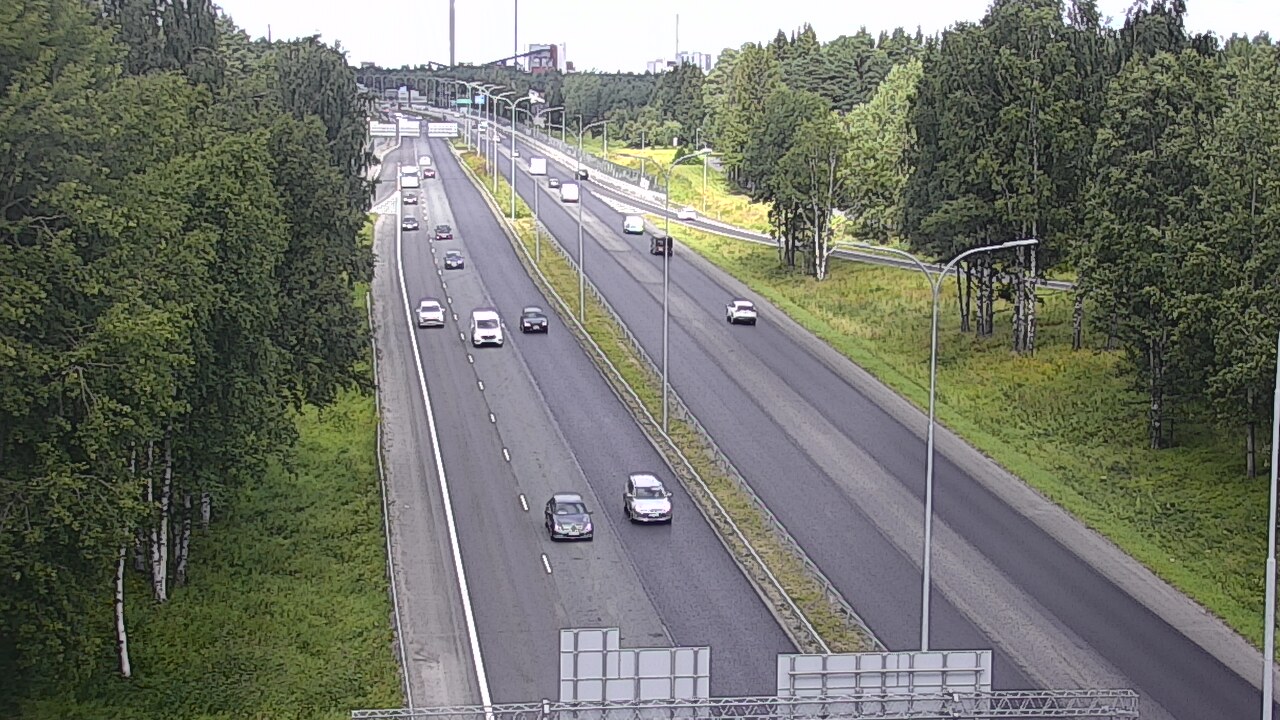 Kelikamerat Kuva Tie 4 Oulu, Kontinkangas, Oulu, Pohjois-Pohjanmaa