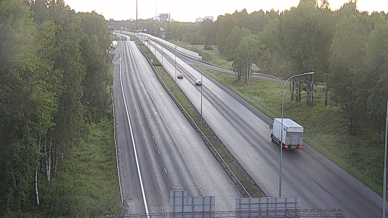 Kelikamerat Kuva Tie 4 Oulu, Kontinkangas, Oulu, Pohjois-Pohjanmaa