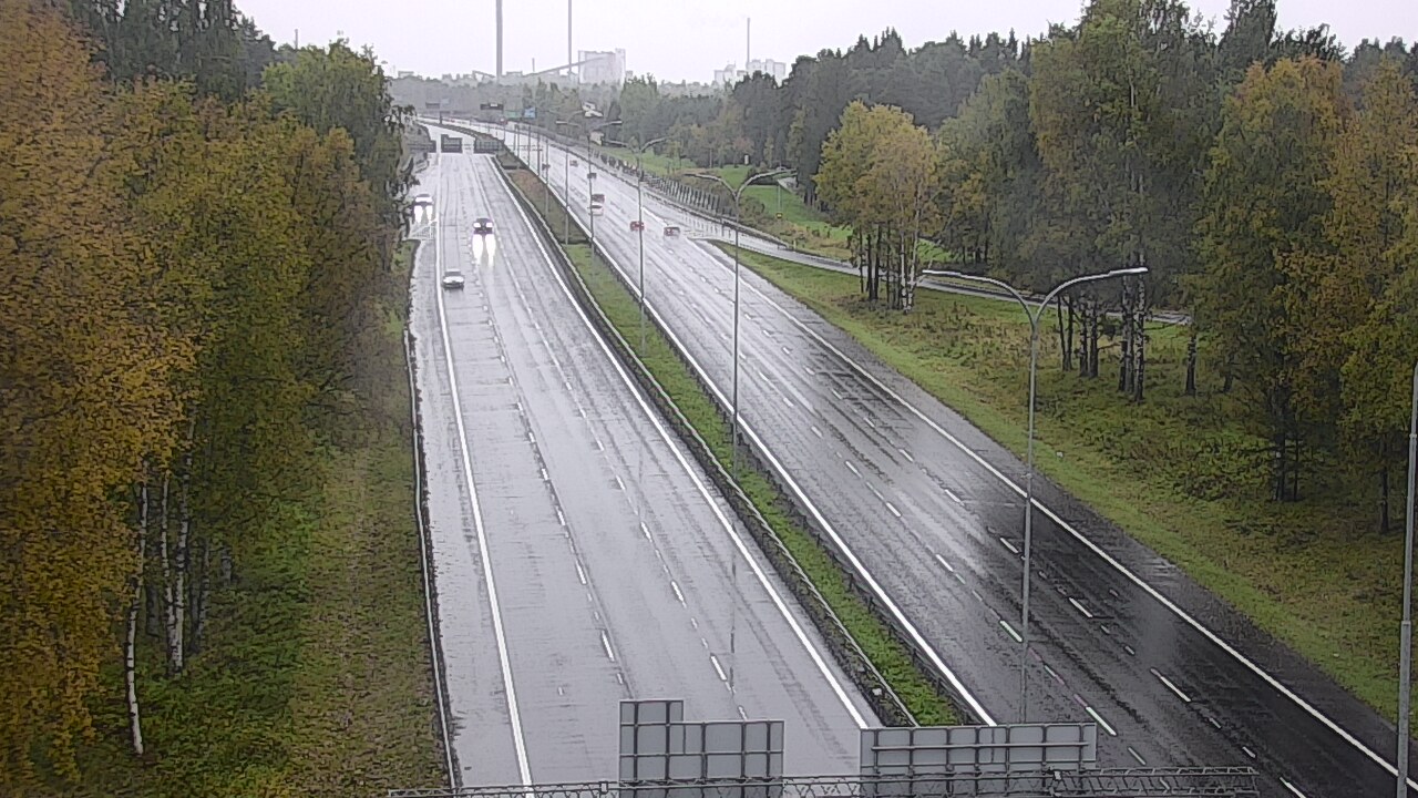 Weather Camera Image Road 4 Oulu, Kontinkangas, Oulu, Pohjois-Pohjanmaa