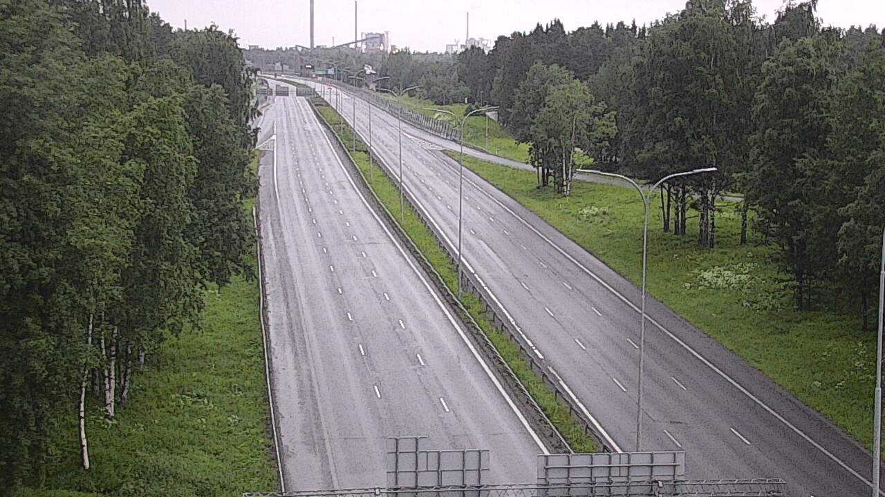 Kelikamerat Kuva Tie 4 Oulu, Kontinkangas, Oulu, Pohjois-Pohjanmaa
